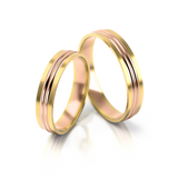 Roumee Trauringe in Gelbgold & Roségold