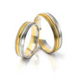 Roumee Trauringe in Gelbgold & Weißgold