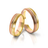 Roumee Trauringe in Rotgold & Gelbgold