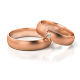 Roumee Trauringe Spannring in Rotgold