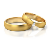 Roumee Trauringe Spannring in Gelbgold