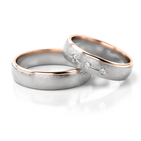 Roumee Trauringe in Weißgold & Rosegold