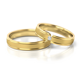 Roumee Trauringe in Gelbgold