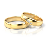 Roumee Trauringe in Gelbgold