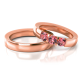 Roumee Trauringe "Kyoto Cherry Blossom" in Rotgold