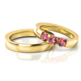 Roumee Trauringe "Kyoto Cherry Blossom" in Gelbgold