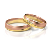 Roumee Trauringe in Rotgold & Gelbgold