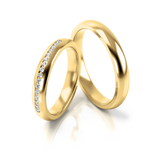 Roumee Trauringe in Gelbgold