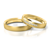 Roumee Trauringe in Gelbgold