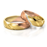 Roumee Trauringe in Rotgold & Gelbgold