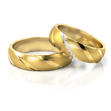 Roumee Trauringe in Gelbgold