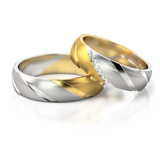 Roumee Trauringe in Gelbgold & Weißgold