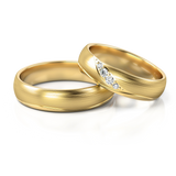 Roumee Trauringe in Gelbgold