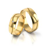 Roumee Trauringe in Gelbgold
