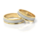 Roumee Trauringe in Gelbgold & Weißgold