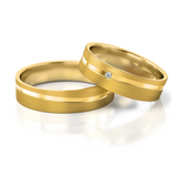 Roumee Trauringe in Gelbgold