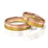 Roumee Trauringe in Rotgold & Gelbgold