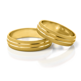 Roumee Trauringe in Gelbgold