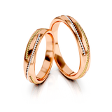 Roumee Trauringe in Rotogld, Weißgold & Gelbgold
