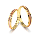 Roumee Trauringe in Gelbgold & Rotgold