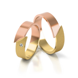 Roumee Trauringe in Rotgold & Gelbgold