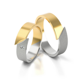 Roumee Trauringe in Gelbgold & Weißgold