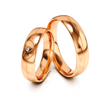 Roumee Trauringe "Soulmate Hearts" in Rosegold