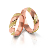 Roumee Trauringe "Vienna Harmony" in Rotgold & Gelbgold