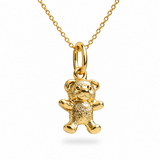 Teddy-Anhänger in 333 Gelbgold
