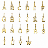 Buchstaben-Anhänger in 333er Gelbgold