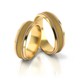 Roumee Trauringe "Bologna Bellezza" in Gelbgold & Rotgold