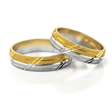 Roumee Trauringe in Gelbgold & Weißgold