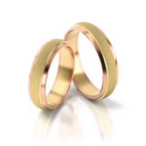 Roumee Trauringe in Rotgold & Gelbgold