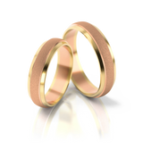 Roumee Trauringe in Gelbgold & Rotgold