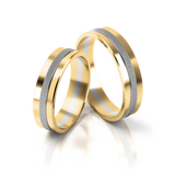 Roumee Trauringe in Gelbgold & Weißgold
