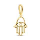 Hand der Fatima-Anhänger in 585 Gelbgold