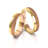 Roumee Trauringe in Rotgold & Gelbgold