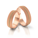 Roumee Trauringe "Alba di Como" in Rotgold & Gelbgold