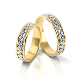 Roumee Trauringe "Siena Sogno" in Gelbgold & Weißgold