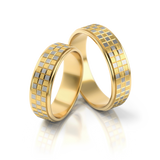 Roumee Trauringe in Gelbgold & Weißgold
