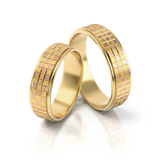 Roumee Trauringe in Gelbgold & Rotgold