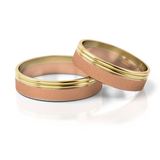 Roumee Trauringe in Rotgold & Gelbgold