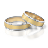 Roumee Trauringe in Gelbgold & Weißgold