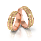 Roumee Trauringe in Rotgold & Gelbgold