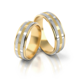 Roumee Trauringe in Gelbgold & Weißgold