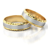 Roumee Trauringe in Gelbgold & Weißgold