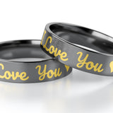 Roumee Trauringe "Amor T" aus Tantal